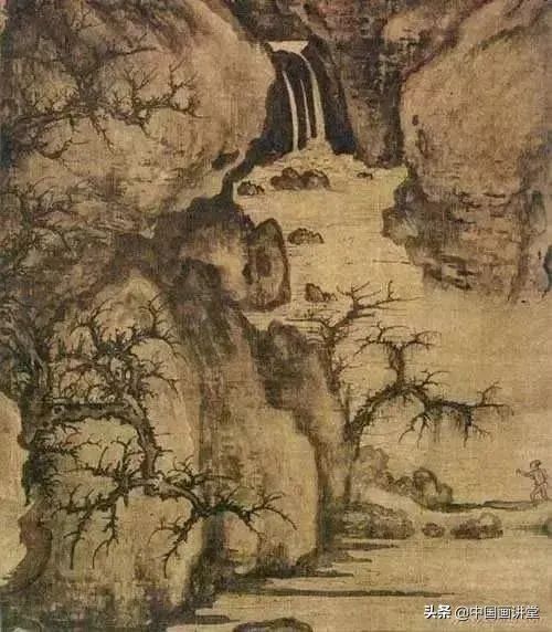 每日一学：国画山石技法——云头皴